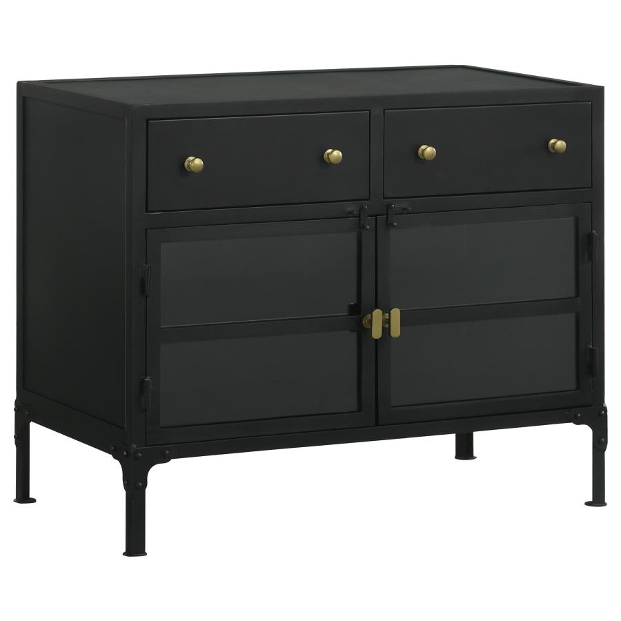 Sadler Black Accent Cabinet - MyWaynesHome #