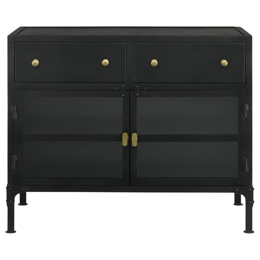 Sadler Black Accent Cabinet - MyWaynesHome #