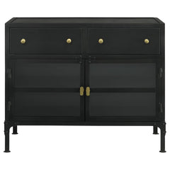 Sadler Black Accent Cabinet - MyWaynesHome #