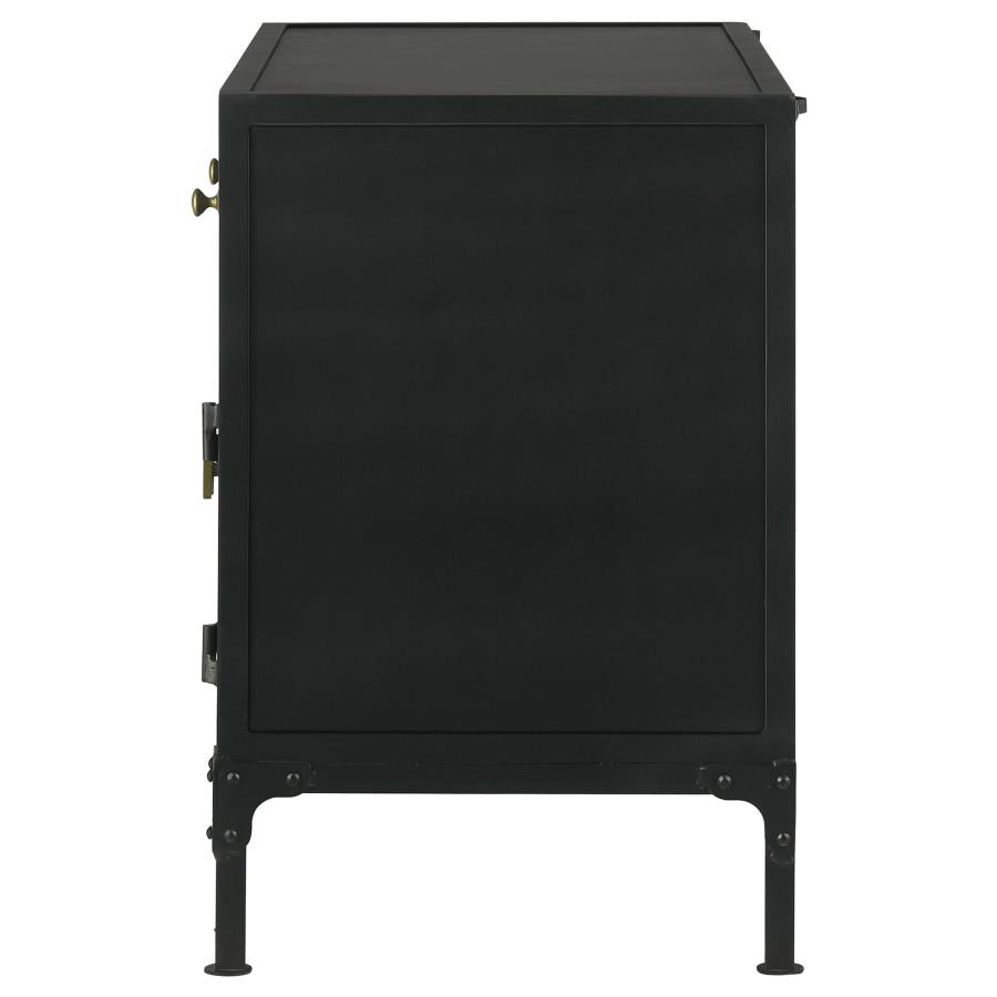 Sadler Black Accent Cabinet - MyWaynesHome #