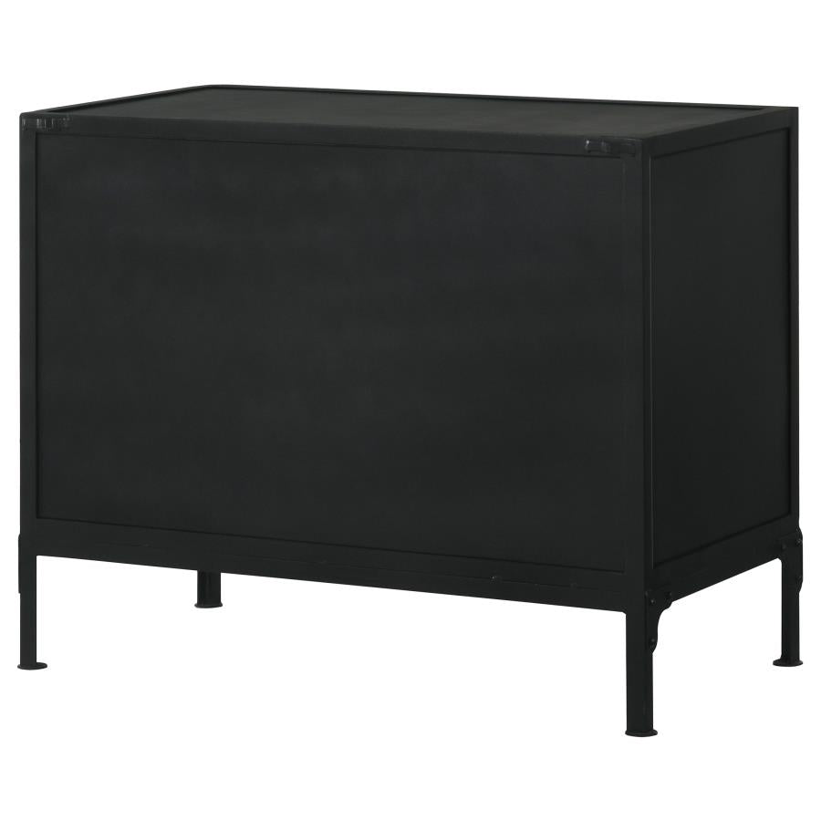 Sadler Black Accent Cabinet - MyWaynesHome #