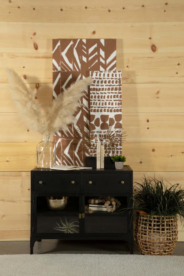 Sadler Black Accent Cabinet - MyWaynesHome #