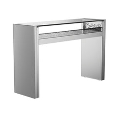 Edna Silver Console Table - MyWaynesHome #