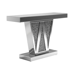 Crocus Silver Console Table - MyWaynesHome #