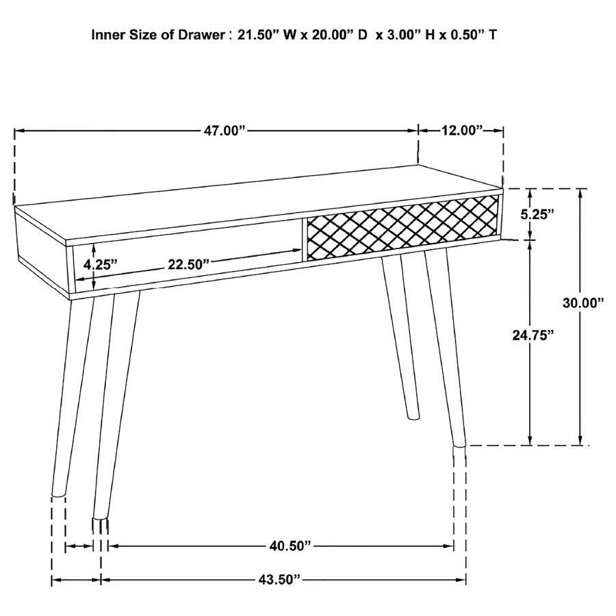 Lotus Brown Console Table - MyWaynesHome #