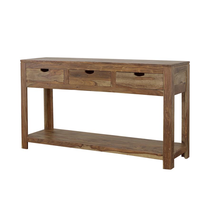 Esther Brown Console Table - MyWaynesHome #