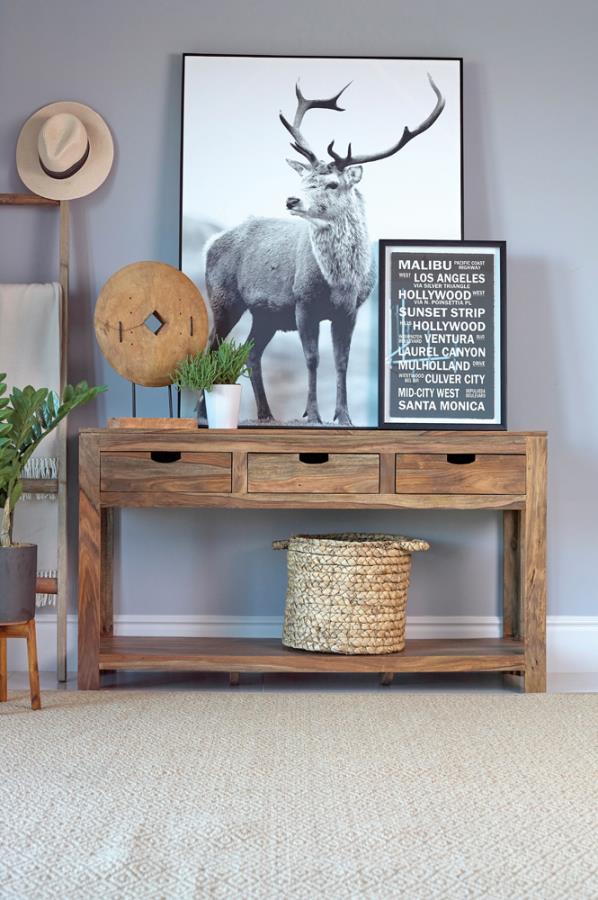 Esther Brown Console Table - MyWaynesHome #