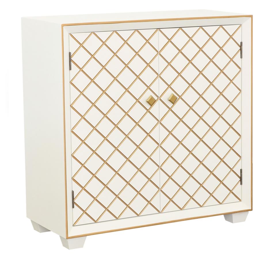 Belinda White Accent Cabinet - MyWaynesHome #
