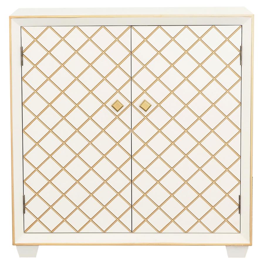 Belinda White Accent Cabinet - MyWaynesHome #