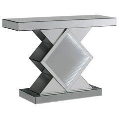 Moody Silver Console Table - MyWaynesHome #