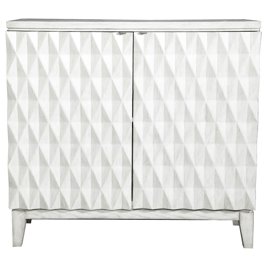 Moody White Accent Cabinet - MyWaynesHome #