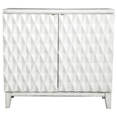 Moody White Accent Cabinet - MyWaynesHome #