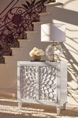 Clarkia White Accent Cabinet - MyWaynesHome #