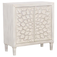 Clarkia White Accent Cabinet - MyWaynesHome #