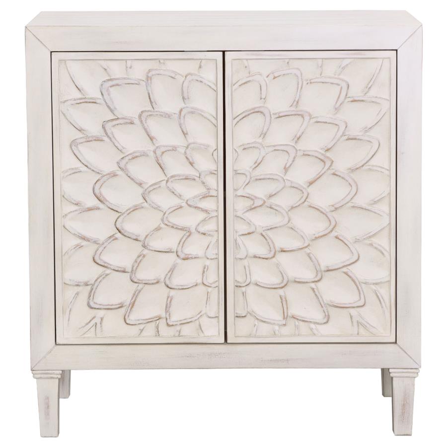 Clarkia White Accent Cabinet - MyWaynesHome #