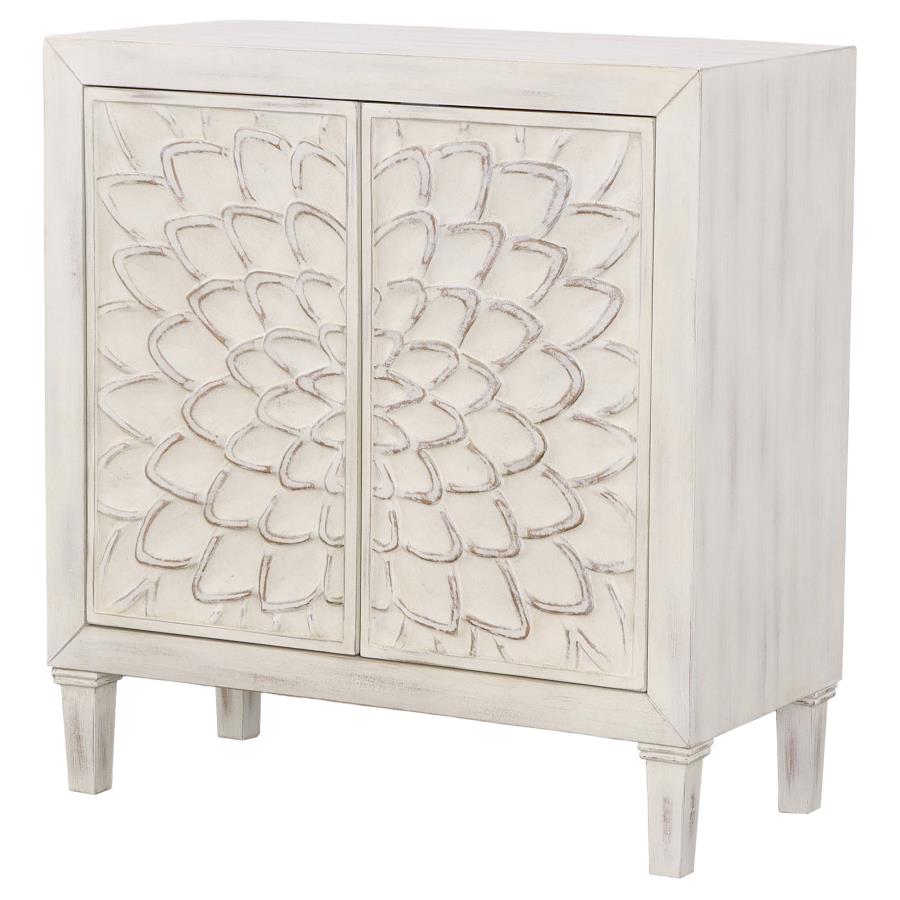 Clarkia White Accent Cabinet - MyWaynesHome #