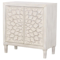Clarkia White Accent Cabinet - MyWaynesHome #
