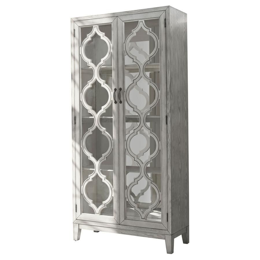 Mckellen White Tall Accent Cabinet - MyWaynesHome #