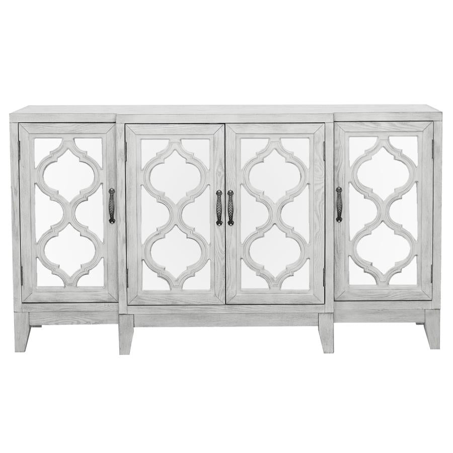 Mckellen White Accent Cabinet - MyWaynesHome #