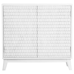 Gambon White Accent Cabinet - MyWaynesHome #