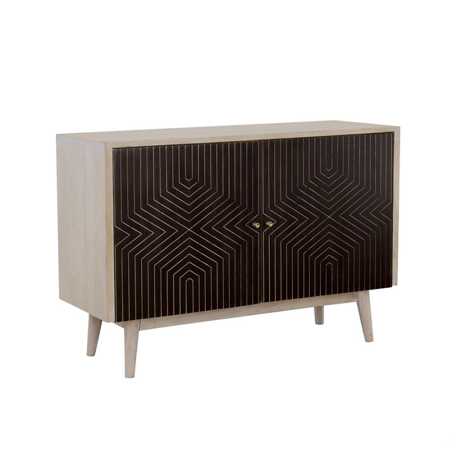 Ixora Black Accent Cabinet - MyWaynesHome #