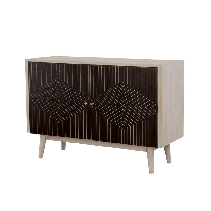 Ixora Black Accent Cabinet - MyWaynesHome #