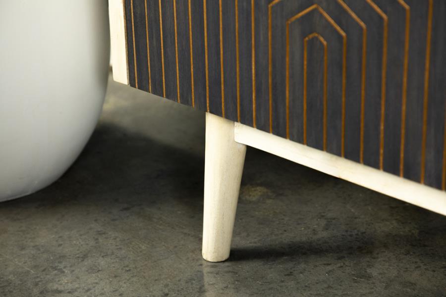 Ixora Black Accent Cabinet - MyWaynesHome #