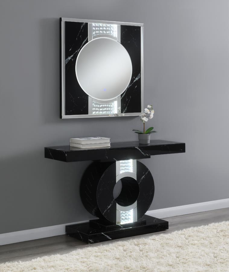 Eliana Black Console Table - MyWaynesHome #