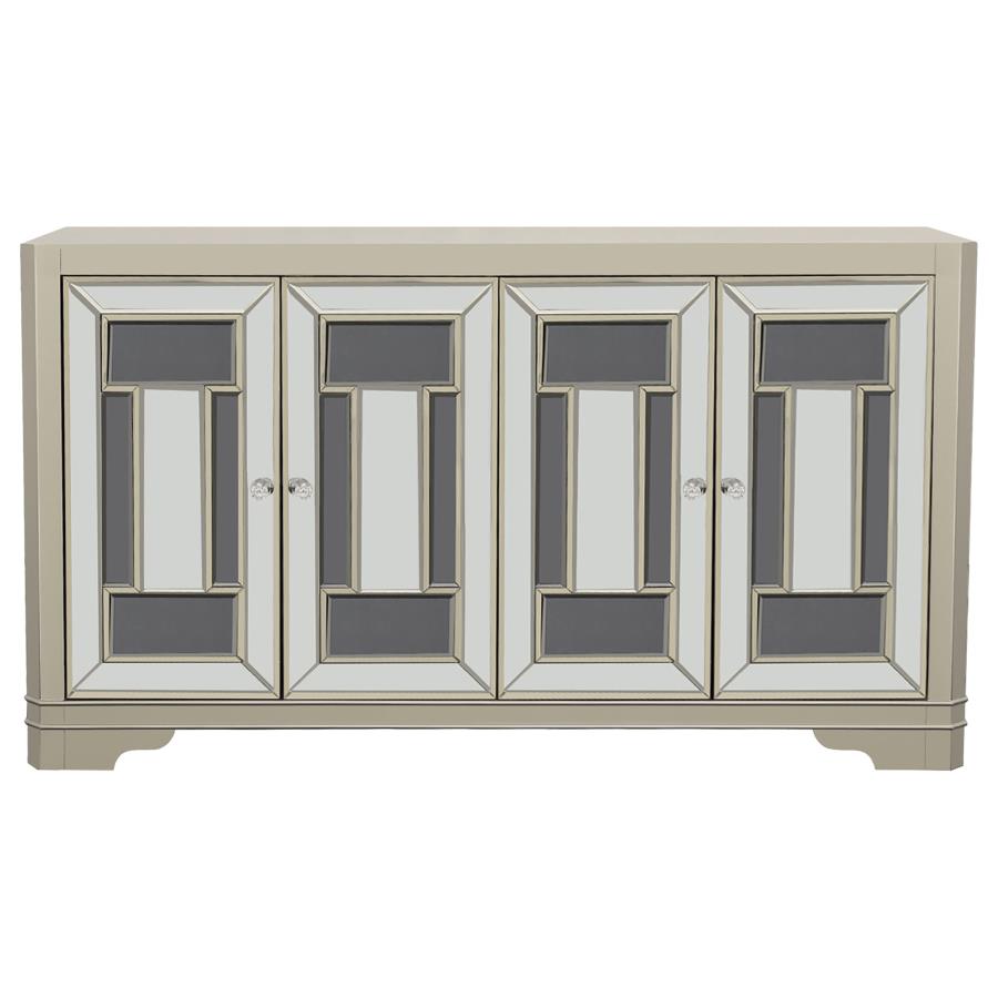 Toula Silver Accent Cabinet - MyWaynesHome #
