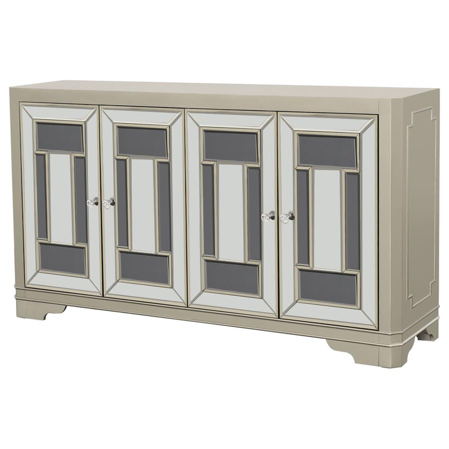 Toula Silver Accent Cabinet - MyWaynesHome #
