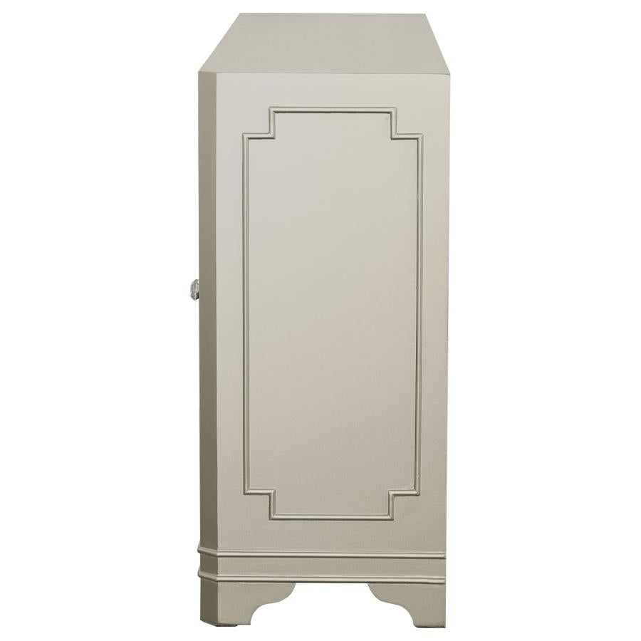 Toula Silver Accent Cabinet - MyWaynesHome #