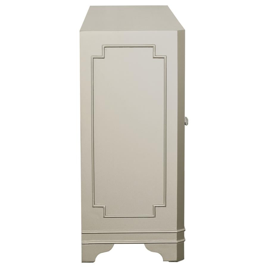 Toula Silver Accent Cabinet - MyWaynesHome #