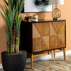 Zira Brown Accent Cabinet - MyWaynesHome #