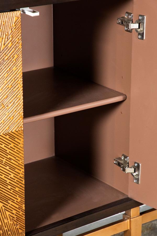 Zira Brown Accent Cabinet - MyWaynesHome #
