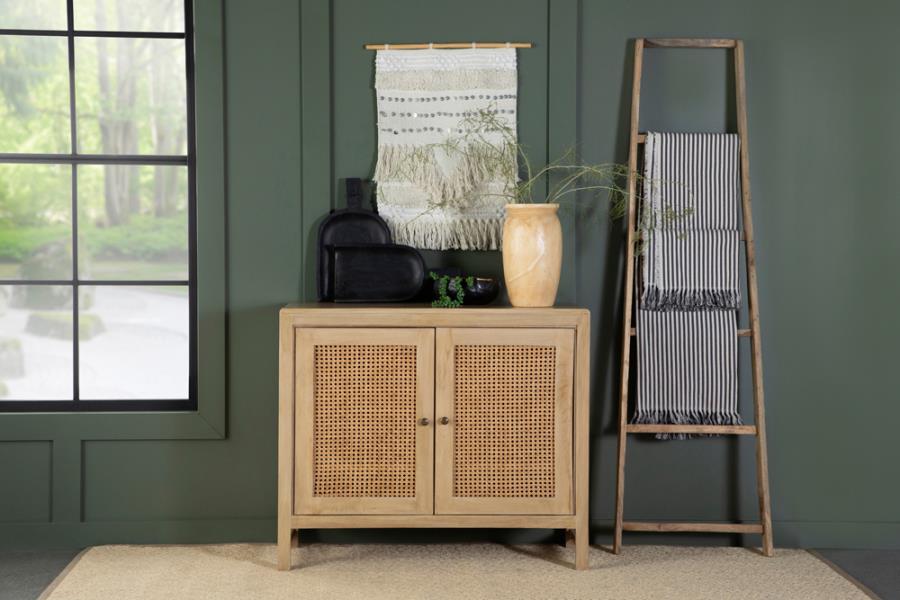 Zamora Brown Accent Cabinet - MyWaynesHome #