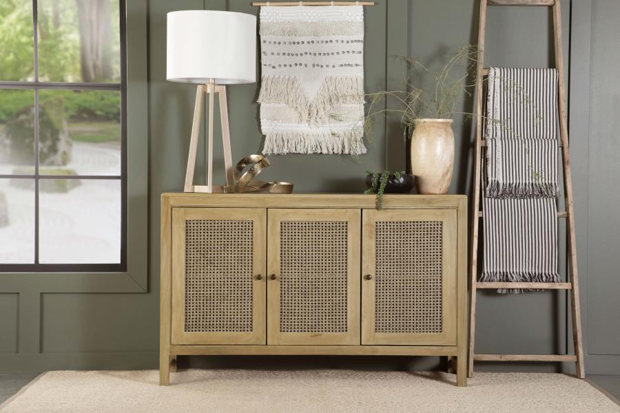 Zamora Brown Accent Cabinet - MyWaynesHome #