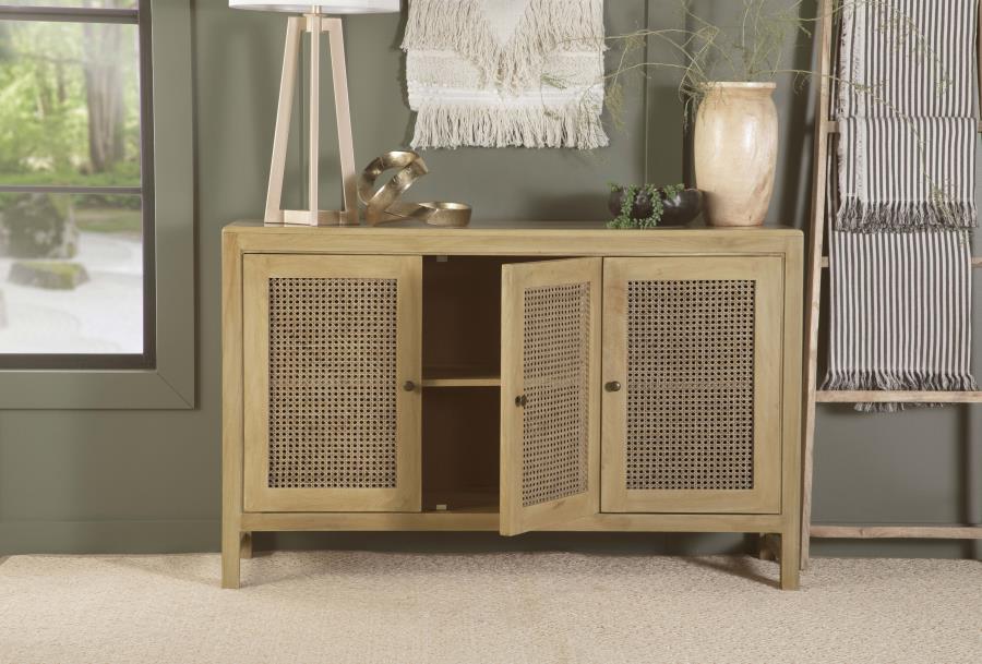 Zamora Brown Accent Cabinet - MyWaynesHome #