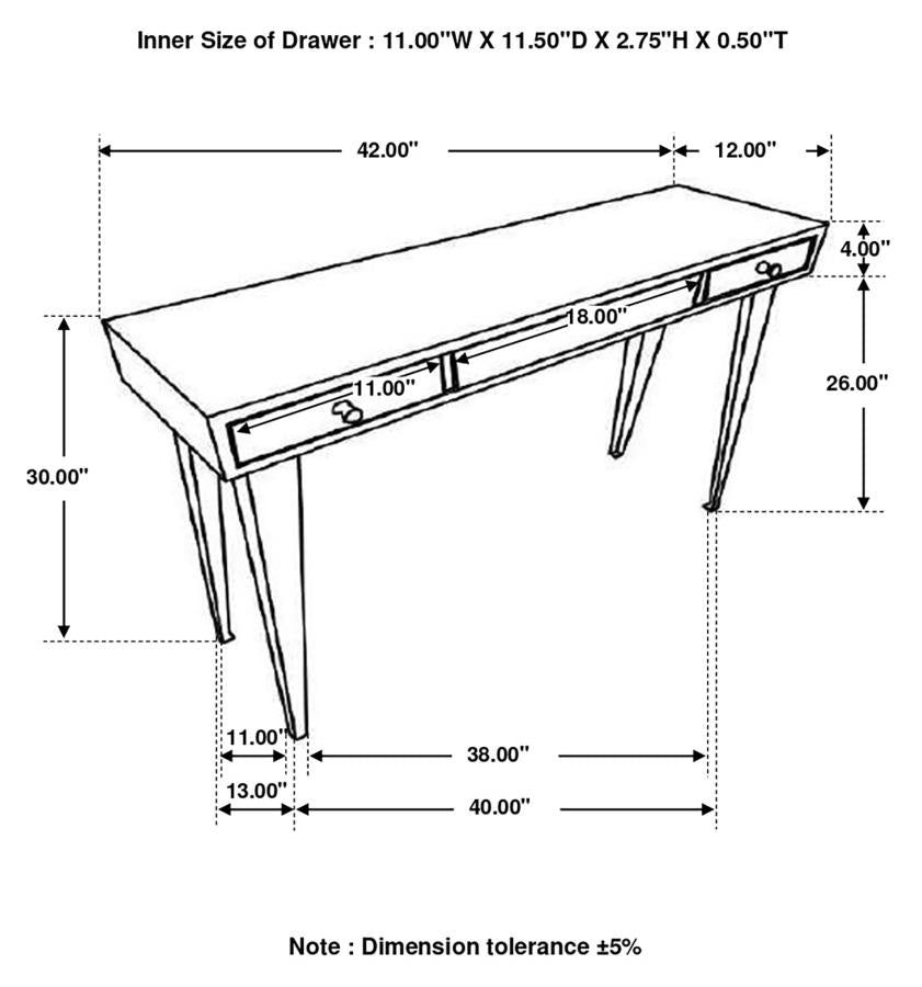 Radcliffe Brown Console Table - MyWaynesHome #