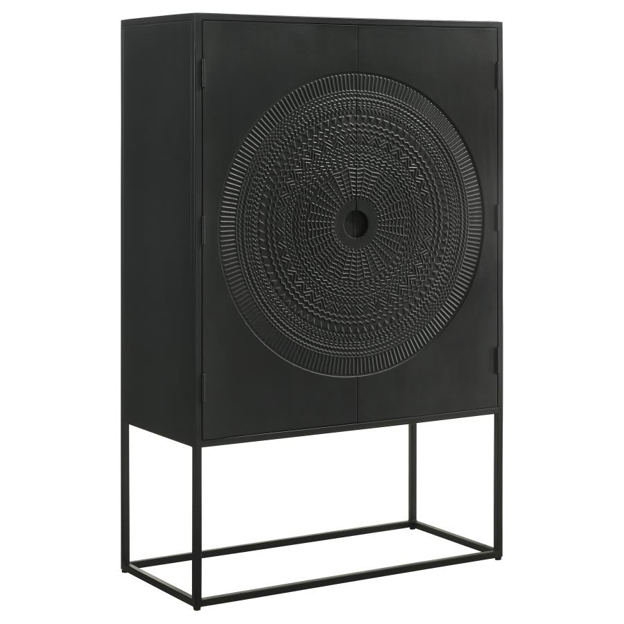 Jenna Black Accent Cabinet - MyWaynesHome #