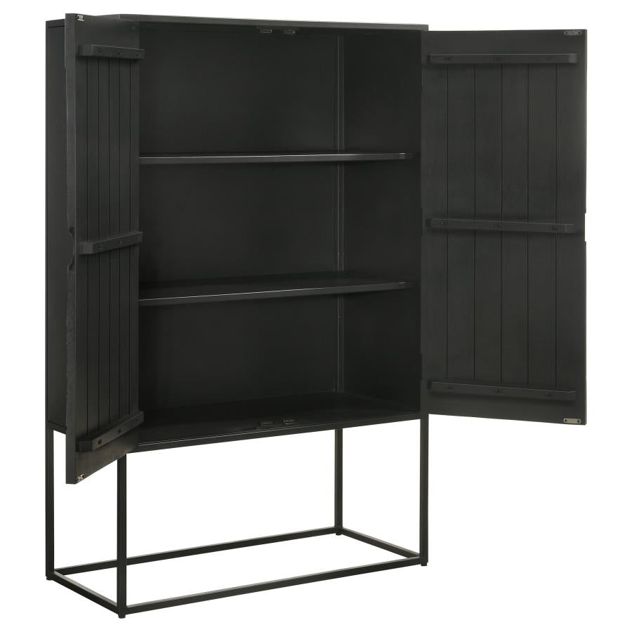 Jenna Black Accent Cabinet - MyWaynesHome #