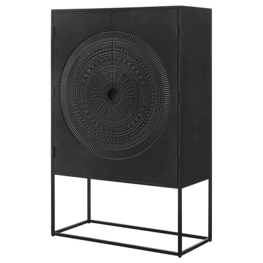 Jenna Black Accent Cabinet - MyWaynesHome #