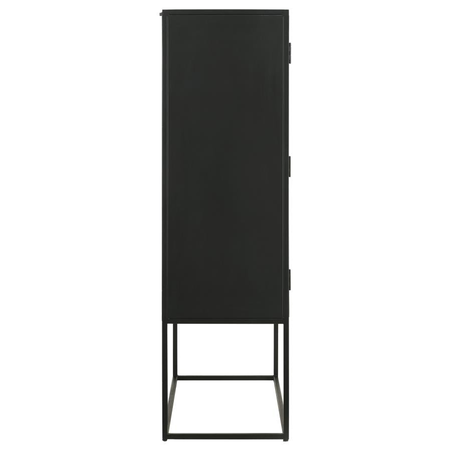 Jenna Black Accent Cabinet - MyWaynesHome #