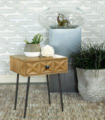 Ezra Brown Side Table - MyWaynesHome #