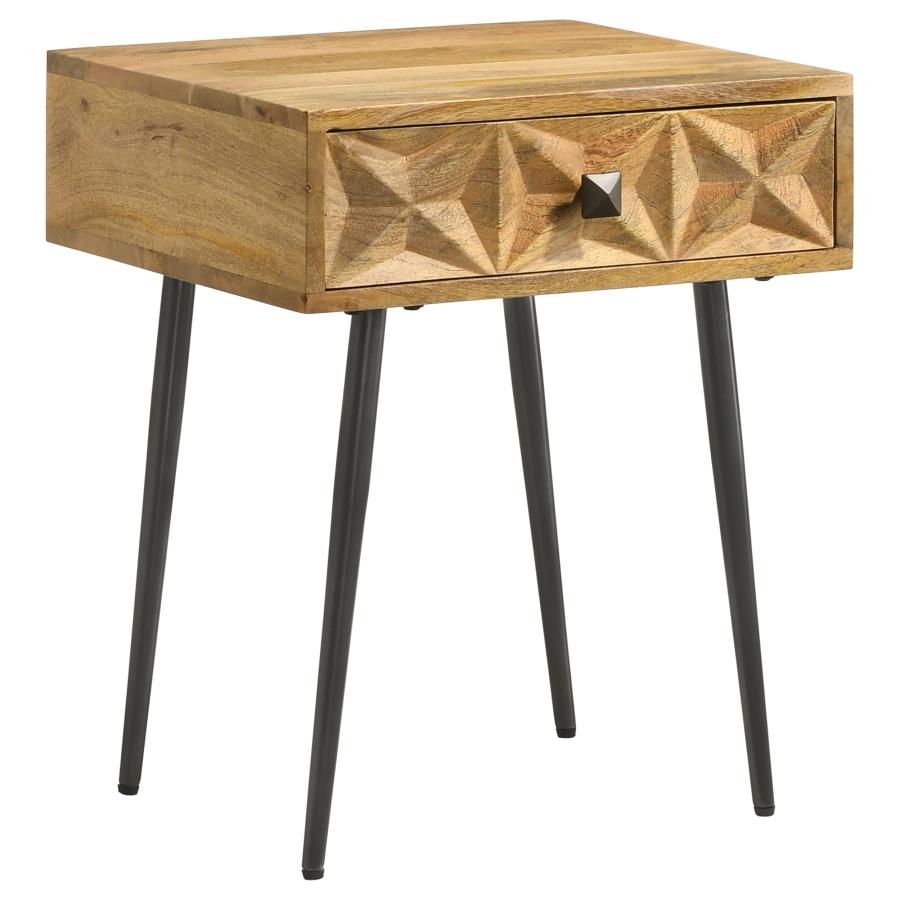 Ezra Brown Side Table - MyWaynesHome #