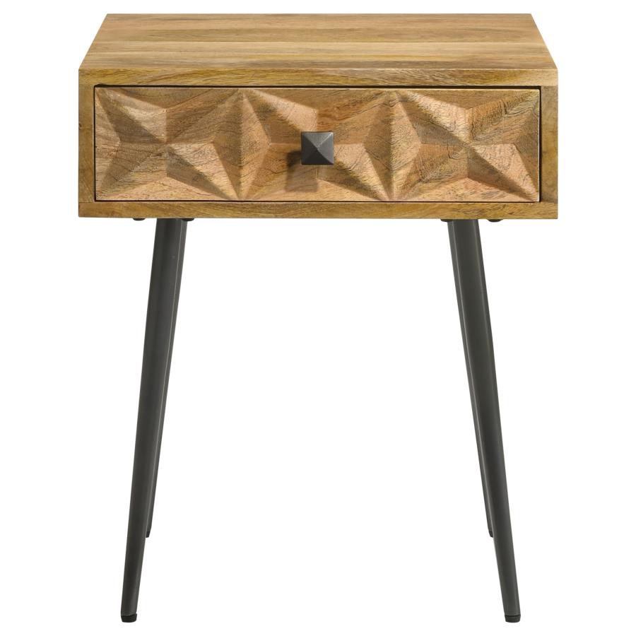 Ezra Brown Side Table - MyWaynesHome #
