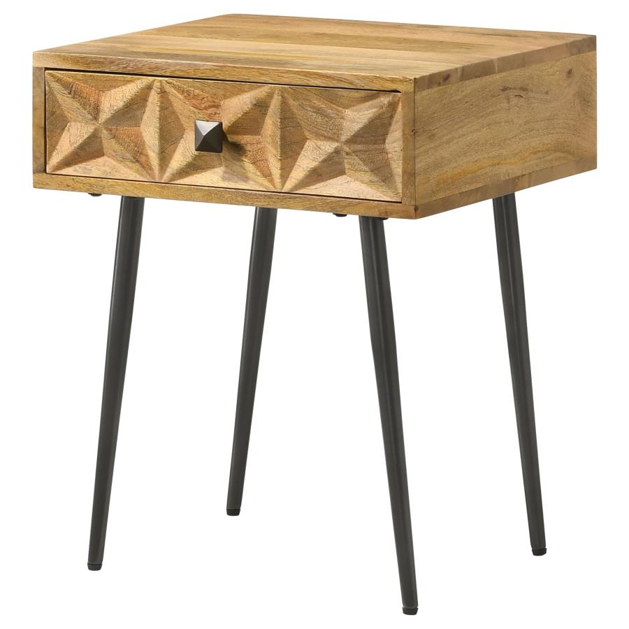 Ezra Brown Side Table - MyWaynesHome #