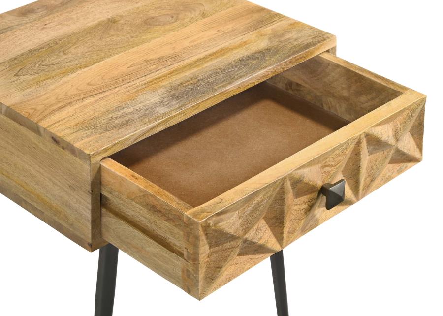 Ezra Brown Side Table - MyWaynesHome #