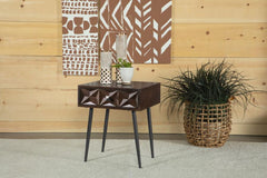 Ezra Brown Side Table - MyWaynesHome #