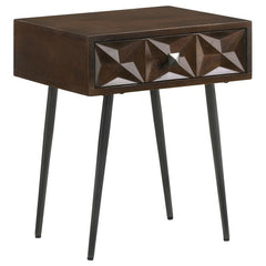 Ezra Brown Side Table - MyWaynesHome #