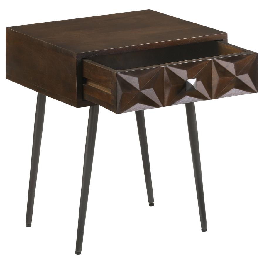 Ezra Brown Side Table - MyWaynesHome #